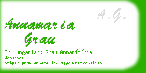 annamaria grau business card